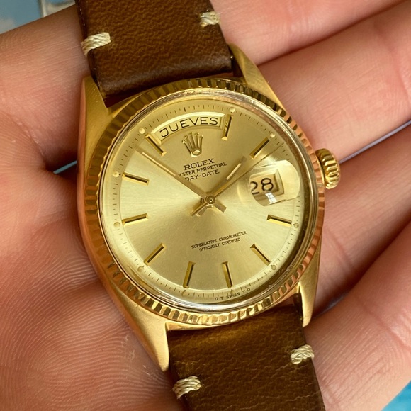 Rolex Day Date Ref 1803 Champagne Spanish Dial 70s - Picture 3 of 7
